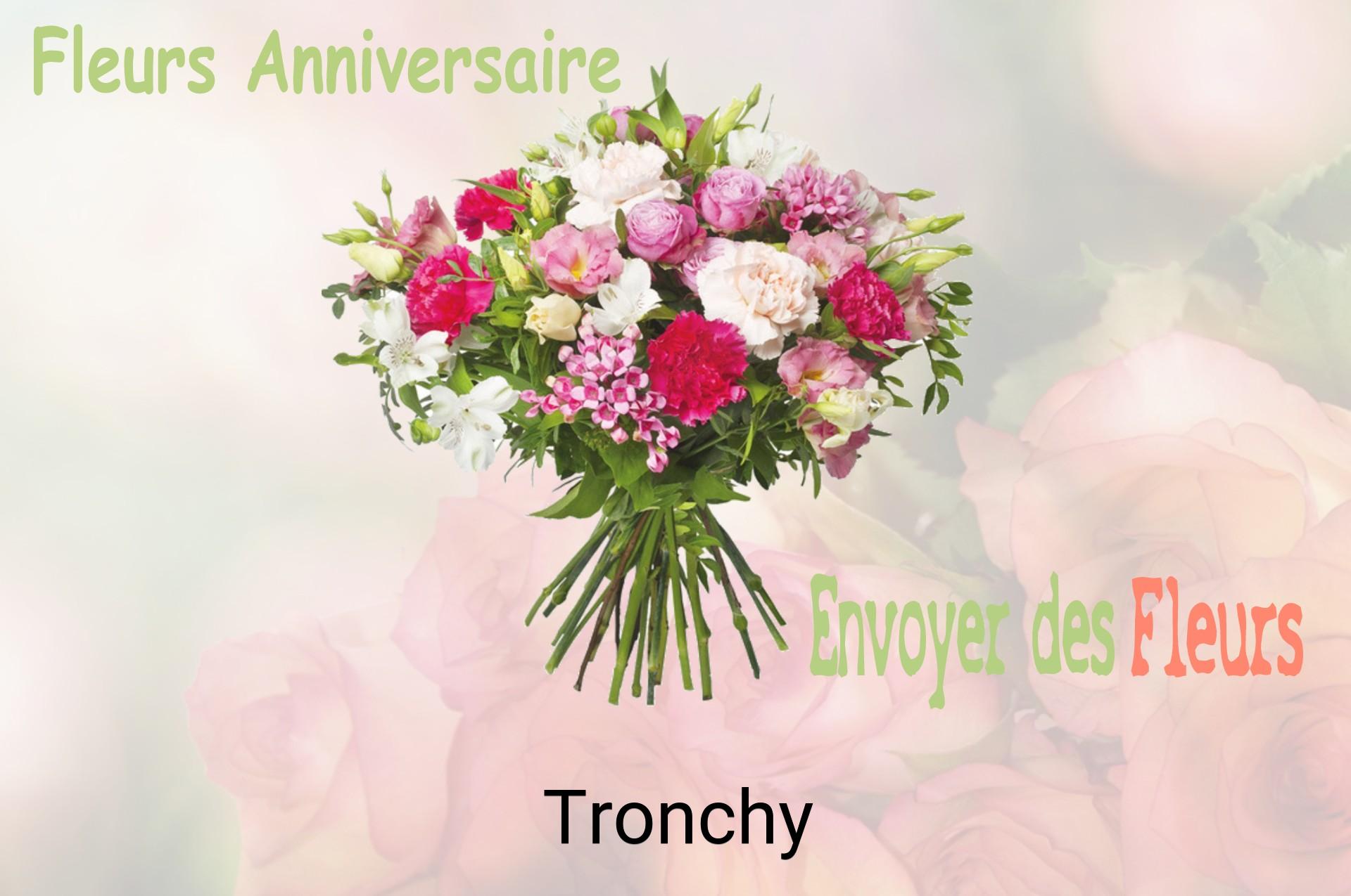 Bouquet de fleurs d’anniversaire livré à Tronchy